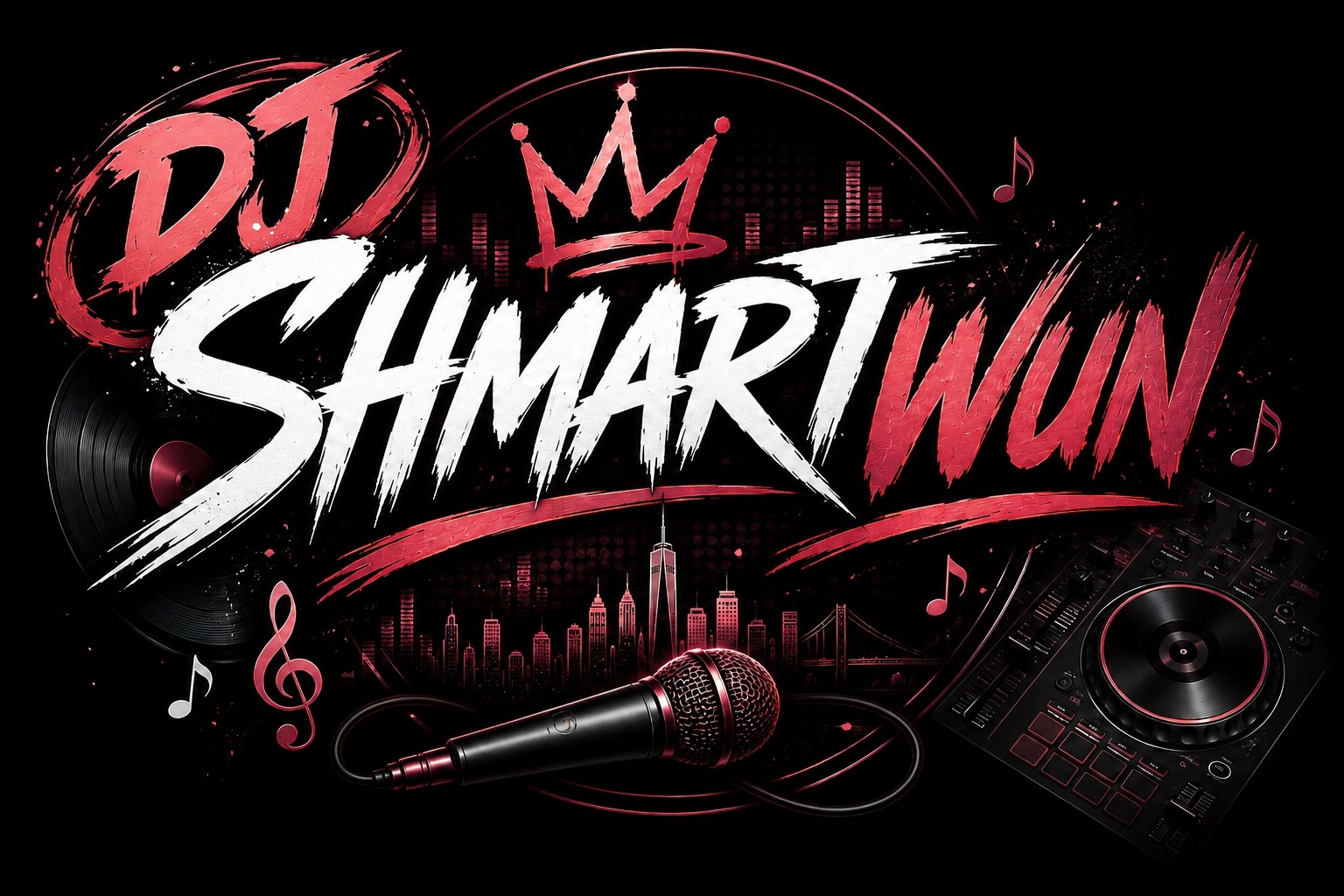 DJ ShmartWun branding
